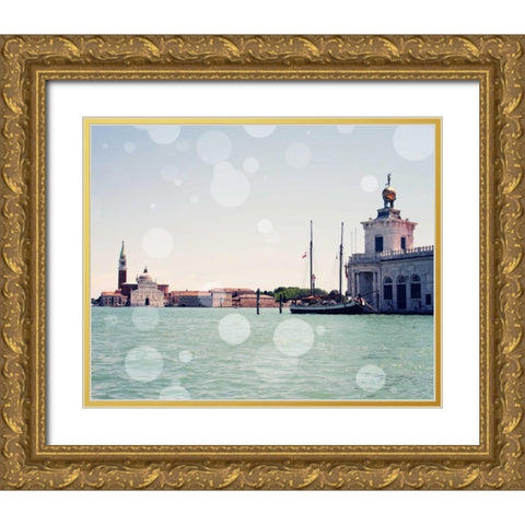 Venice Bokeh VII Gold Ornate Wood Framed Art Print with Double Matting by Coomes, Sylvia