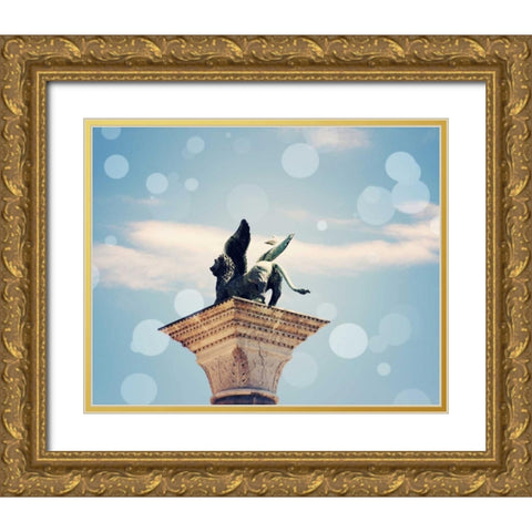 Venice Bokeh XI Gold Ornate Wood Framed Art Print with Double Matting by Coomes, Sylvia