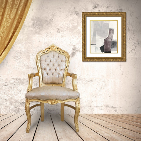 The City Walls Gold Ornate Wood Framed Art Print with Double Matting by Delamater, Rob