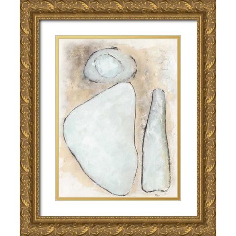 Secret of the Stones Gold Ornate Wood Framed Art Print with Double Matting by Delamater, Rob