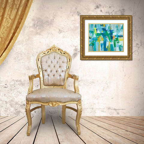 Our Dance I Gold Ornate Wood Framed Art Print with Double Matting by joy, Julie