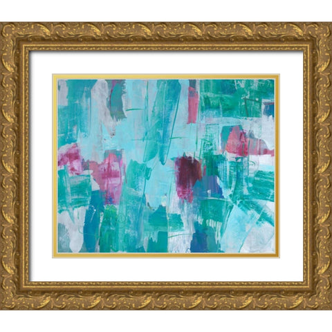 Our Dance II Gold Ornate Wood Framed Art Print with Double Matting by joy, Julie