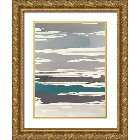 Watching for Sea and Sky  Gold Ornate Wood Framed Art Print with Double Matting by Delamater, Rob