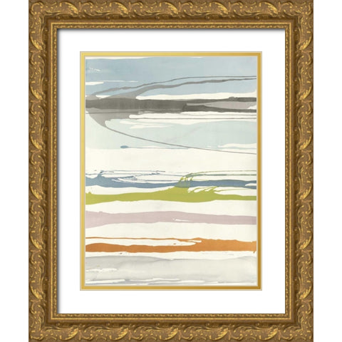 Watching for First Light Gold Ornate Wood Framed Art Print with Double Matting by Delamater, Rob