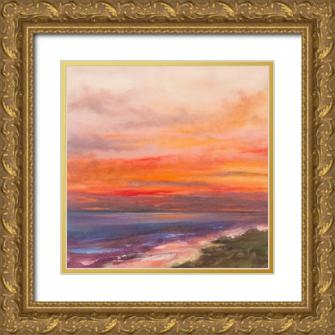 The Calm of the Wild Gold Ornate Wood Framed Art Print with Double Matting by Quin, Marabeth
