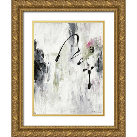 Magic Energy II Gold Ornate Wood Framed Art Print with Double Matting by Combs, Joyce