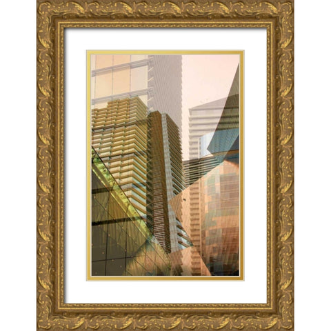 Double Take III Gold Ornate Wood Framed Art Print with Double Matting by Perkins, Greg