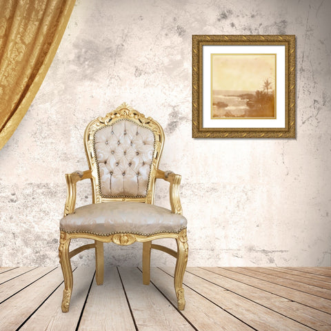 Halia Aloha VIII Gold Ornate Wood Framed Art Print with Double Matting by Johnson, Jason