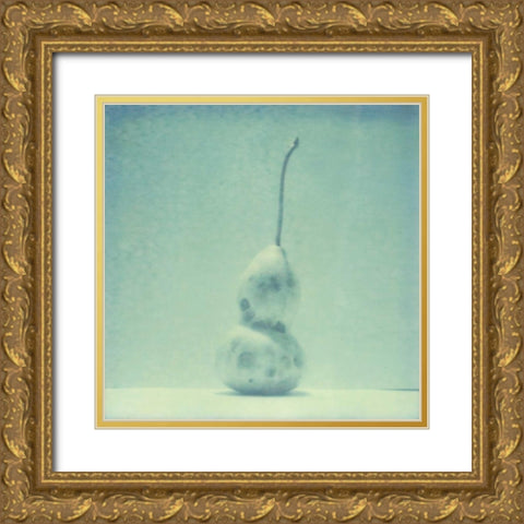 Color Shade IV Gold Ornate Wood Framed Art Print with Double Matting by Johnson, Jason