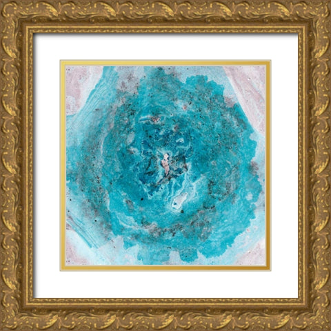 Aquifer I Gold Ornate Wood Framed Art Print with Double Matting by Ludwig, Alicia