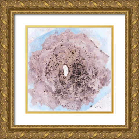 Aquifer III Gold Ornate Wood Framed Art Print with Double Matting by Ludwig, Alicia