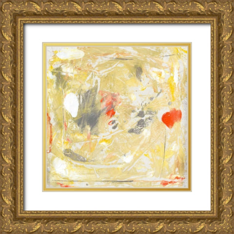 Lemon Jostle II Gold Ornate Wood Framed Art Print with Double Matting by OToole, Tim