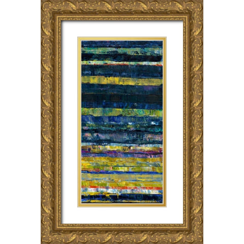 Light on Water II Gold Ornate Wood Framed Art Print with Double Matting by Fuchs, Jodi