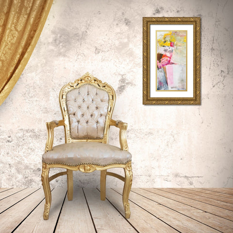 Relocation I Gold Ornate Wood Framed Art Print with Double Matting by Fuchs, Jodi