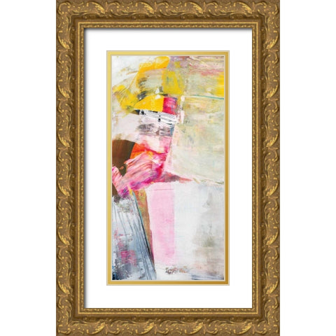 Relocation I Gold Ornate Wood Framed Art Print with Double Matting by Fuchs, Jodi