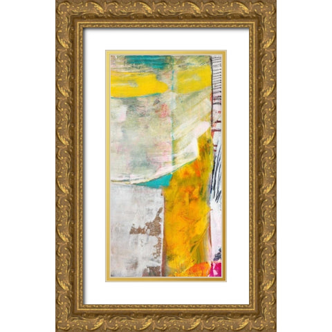 Relocation II Gold Ornate Wood Framed Art Print with Double Matting by Fuchs, Jodi