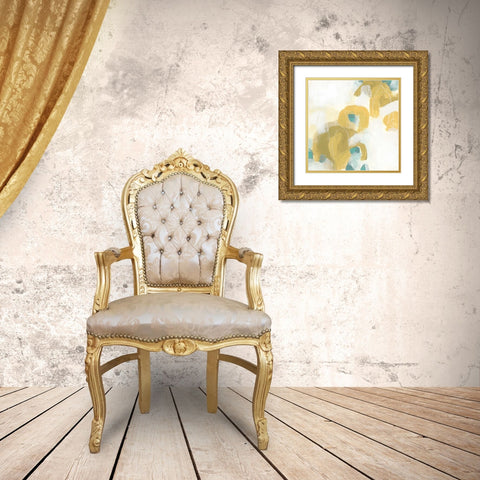 Pivot II Gold Ornate Wood Framed Art Print with Double Matting by Vess, June Erica