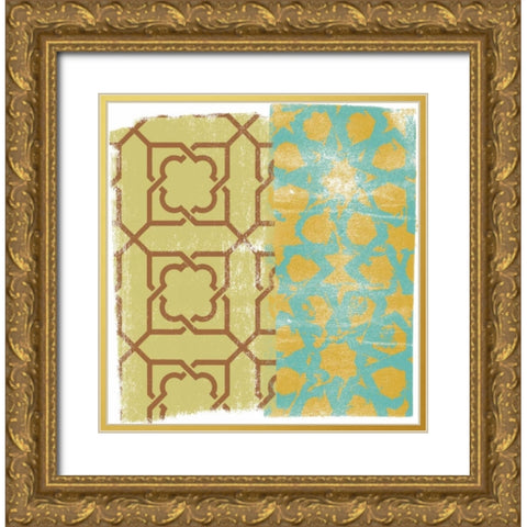Moorish Study II Gold Ornate Wood Framed Art Print with Double Matting by Saunders, Alonzo