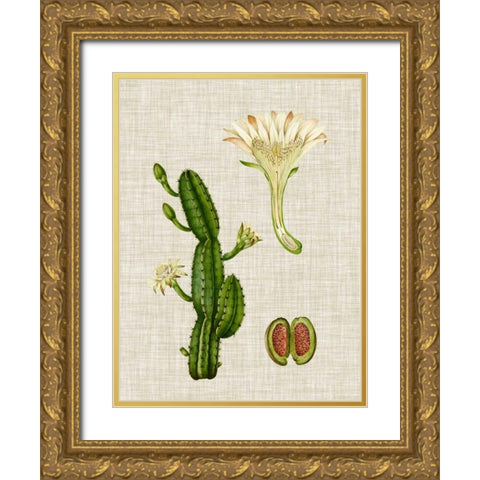 Elegant Tropicals III Gold Ornate Wood Framed Art Print with Double Matting by Vision Studio