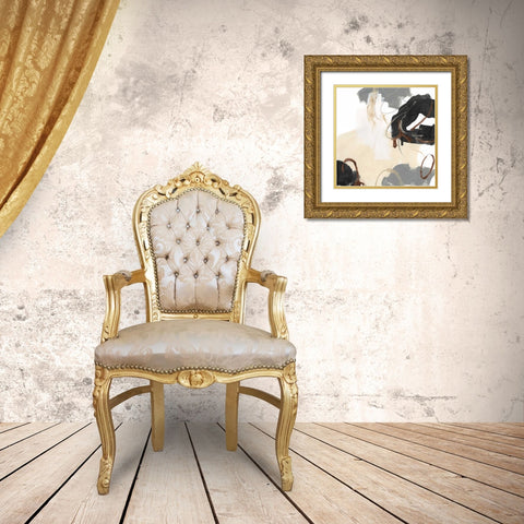 Essential Gesture IV Gold Ornate Wood Framed Art Print with Double Matting by Vess, June Erica