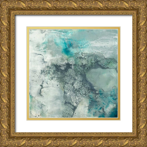 Sea Lace I Gold Ornate Wood Framed Art Print with Double Matting by Goldberger, Jennifer