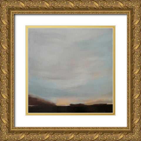 Dawn Gold Ornate Wood Framed Art Print with Double Matting by Jerry, Alison
