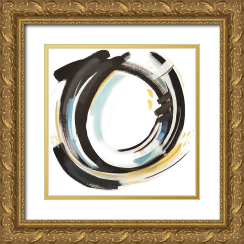Coastal Sun II Gold Ornate Wood Framed Art Print with Double Matting by Jerry, Alison