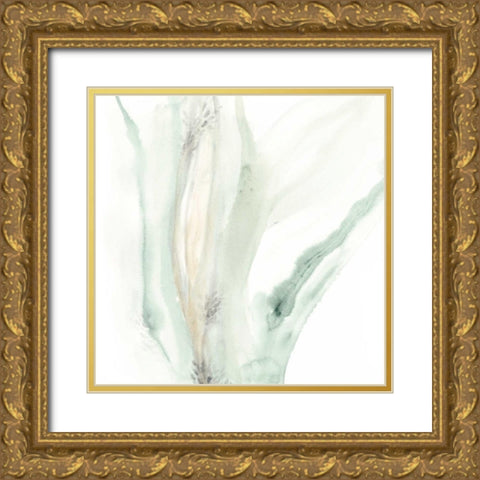 Wave Form IX Gold Ornate Wood Framed Art Print with Double Matting by Vess, June Erica