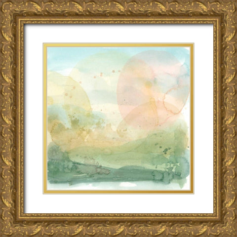 Setting Sun III Gold Ornate Wood Framed Art Print with Double Matting by Meagher, Megan