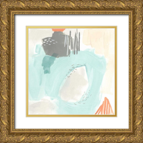 Chromatic Inference I Gold Ornate Wood Framed Art Print with Double Matting by Vess, June Erica