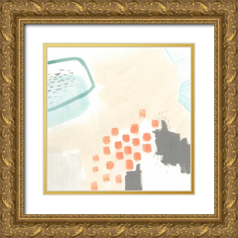Chromatic Inference II Gold Ornate Wood Framed Art Print with Double Matting by Vess, June Erica