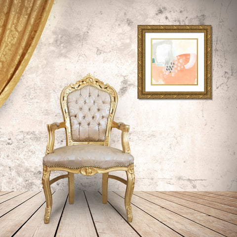 Chromatic Inference III Gold Ornate Wood Framed Art Print with Double Matting by Vess, June Erica