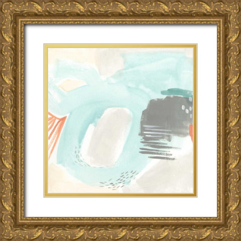 Chromatic Inference VI Gold Ornate Wood Framed Art Print with Double Matting by Vess, June Erica