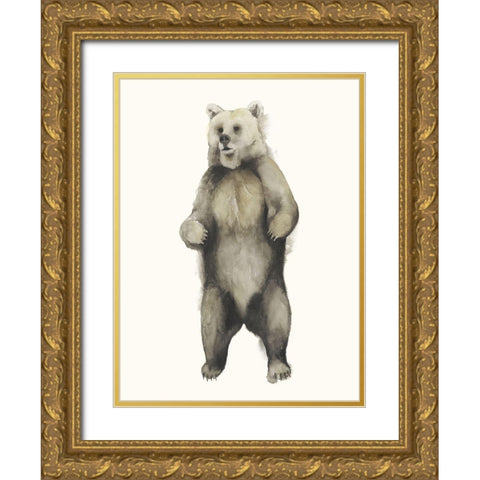 Custom Majestic Wildlife III (ASH) Gold Ornate Wood Framed Art Print with Double Matting by Popp, Grace