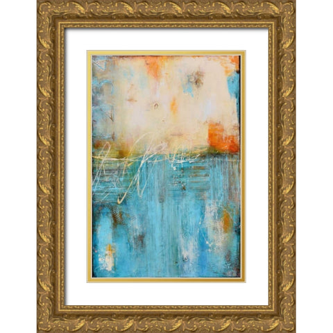 Forgotten Password Gold Ornate Wood Framed Art Print with Double Matting by Ashley, Erin