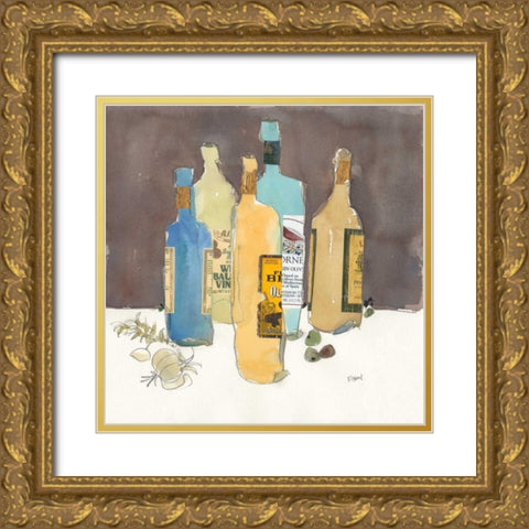 Array of Olive Oil I Gold Ornate Wood Framed Art Print with Double Matting by Dixon, Samuel