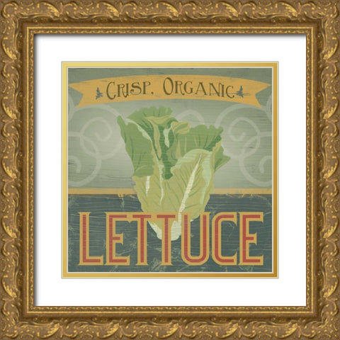 Farm Stand VI Gold Ornate Wood Framed Art Print with Double Matting by Vess, June Erica