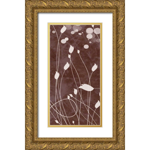 Botany Expressions VIII Gold Ornate Wood Framed Art Print with Double Matting by Orlov, Irena