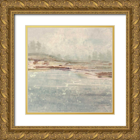 Improvisation II Gold Ornate Wood Framed Art Print with Double Matting by Orlov, Irena