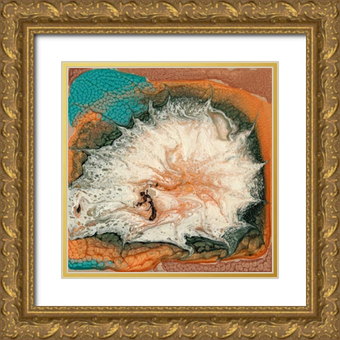 Caldera I Gold Ornate Wood Framed Art Print with Double Matting by Ludwig, Alicia