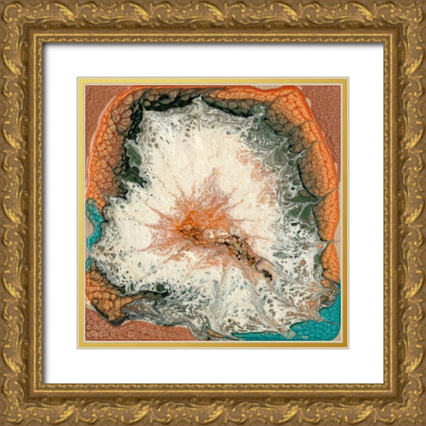 Caldera II Gold Ornate Wood Framed Art Print with Double Matting by Ludwig, Alicia