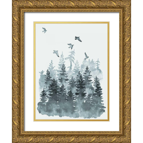 Sierra Vista II Gold Ornate Wood Framed Art Print with Double Matting by McCavitt, Naomi