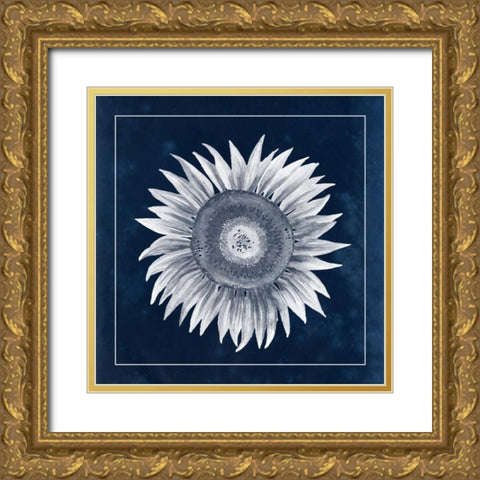 Moon Flower I Gold Ornate Wood Framed Art Print with Double Matting by Popp, Grace