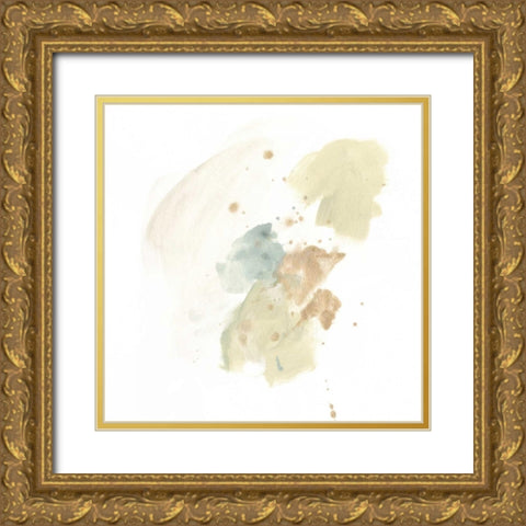 Liquid Echo III Gold Ornate Wood Framed Art Print with Double Matting by Vess, June Erica