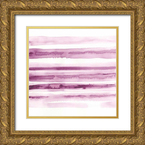 Spectrum Echo I Gold Ornate Wood Framed Art Print with Double Matting by Vess, June Erica