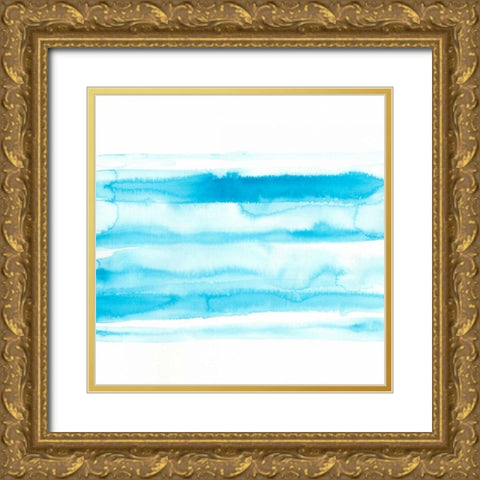Spectrum Echo IV Gold Ornate Wood Framed Art Print with Double Matting by Vess, June Erica