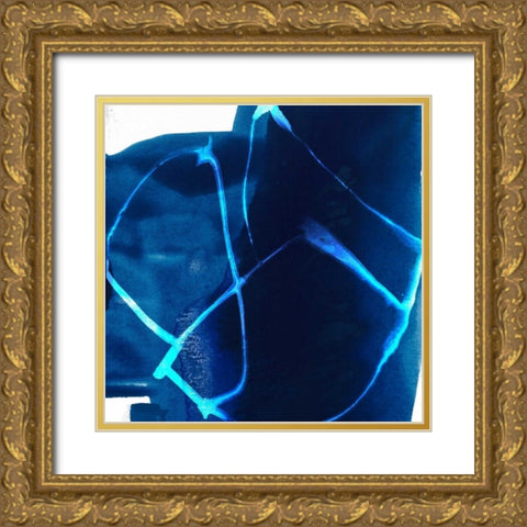 Tidal Atmosphere III Gold Ornate Wood Framed Art Print with Double Matting by Jasper, Sisa