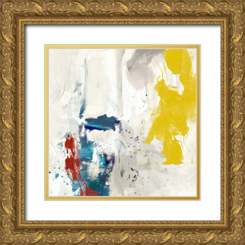 Impulse II Gold Ornate Wood Framed Art Print with Double Matting by Jasper, Sisa