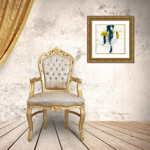 Impulse IV Gold Ornate Wood Framed Art Print with Double Matting by Jasper, Sisa