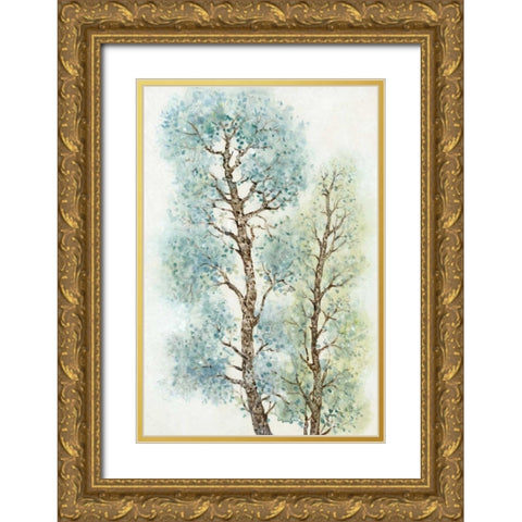 Tranquil Tree Tops I Gold Ornate Wood Framed Art Print with Double Matting by OToole, Tim